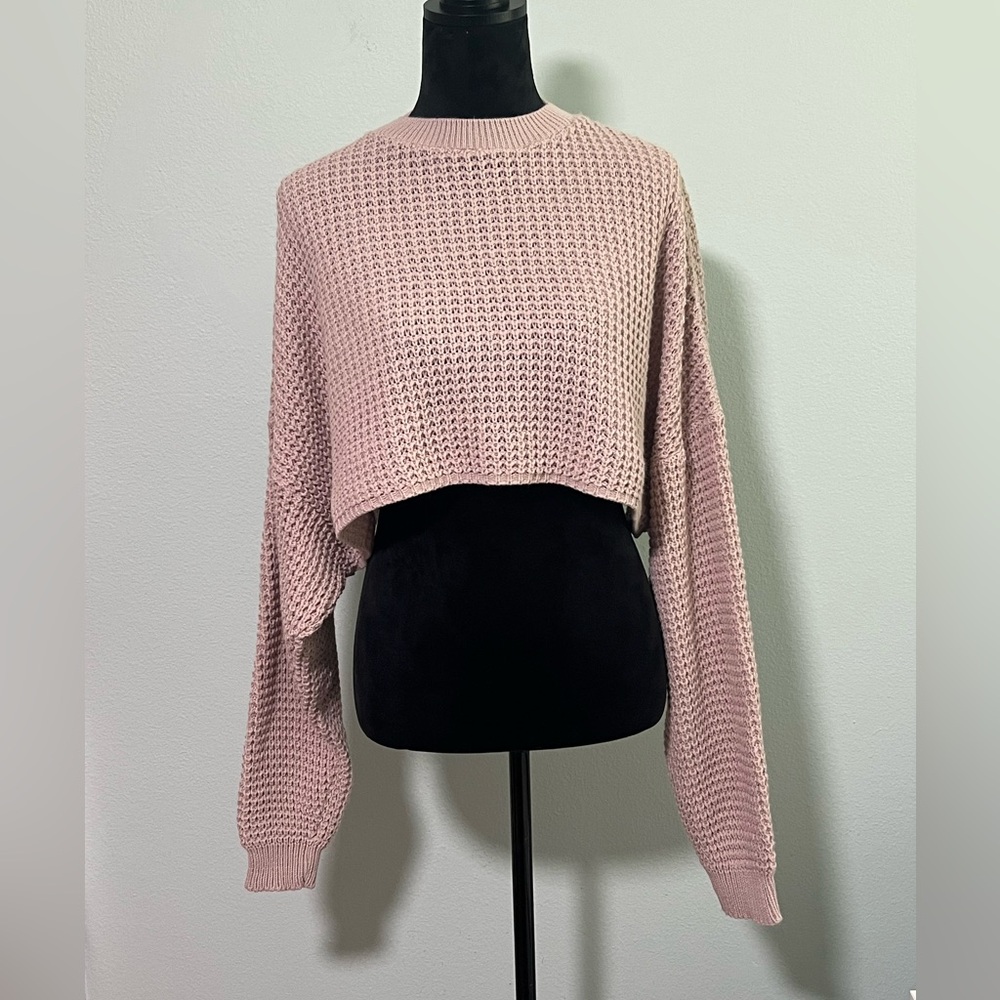 NWT NASTY GAL Cropped Sweater - L